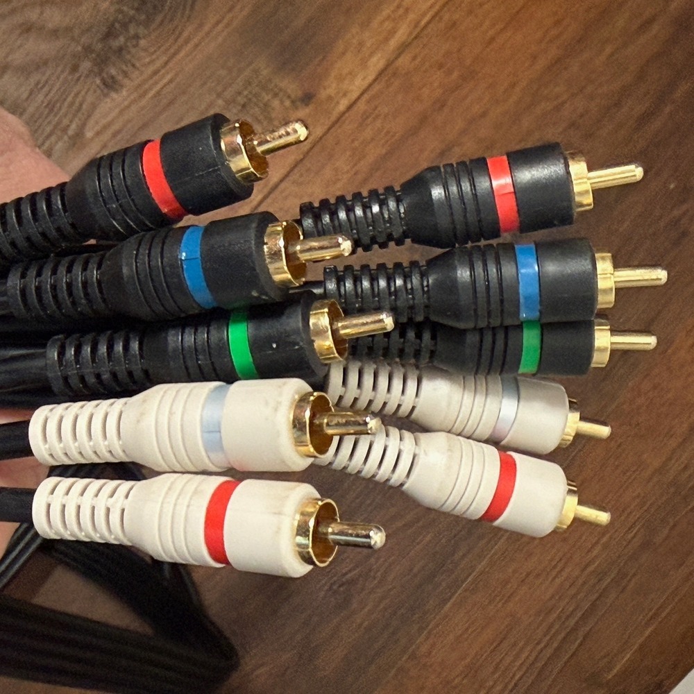 12ft 5 RCA Composite AV Cable Cord VCR DVD Video/Audio